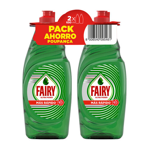 LAVAVAJILLAS ULTRA PODER FAIRY PACK AHORRO 2X650ml image number