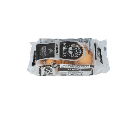 Galletas lenguas artesanas MONJAS 200g image number