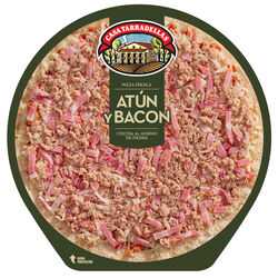 Pizza fresca atun y bacon CASA TARRADELLAS 405g