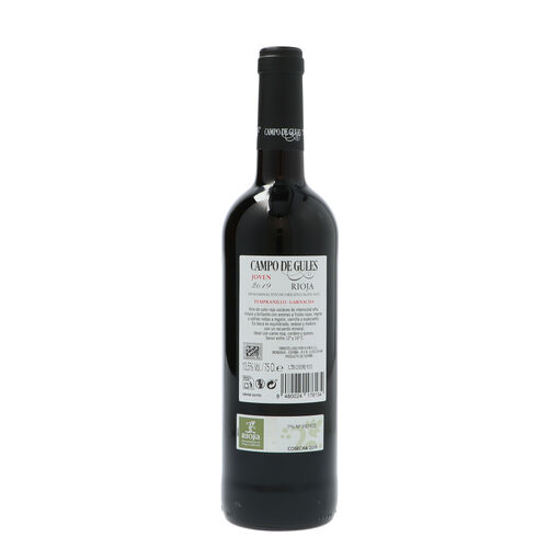 VINO TINTO CAMPO GULES DO RIOJA 750ml image number