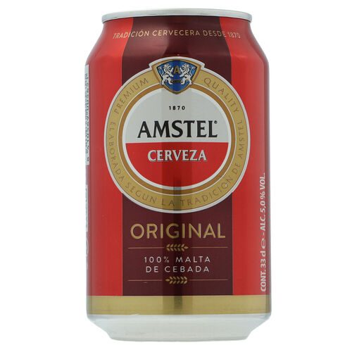 CERVEZA AMSTEL LATA 33cl image number