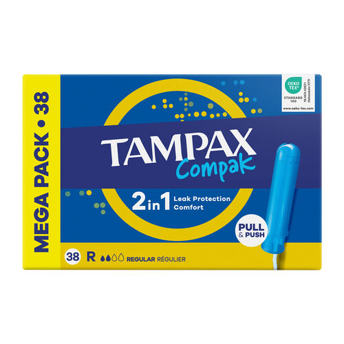 Tampones Regular Compak TAMPAX 38uds image number