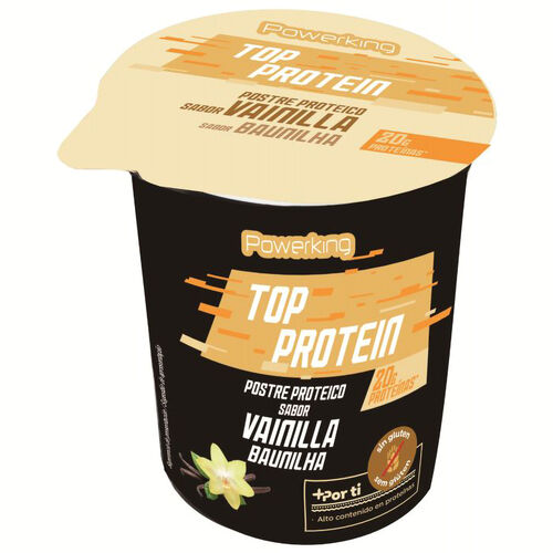 Postre proteico sabor vainilla POWERKING 200g image number