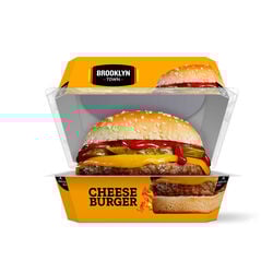 HAMBURGUESA CHEESE BURGER BROOKLYN TOWN 210g