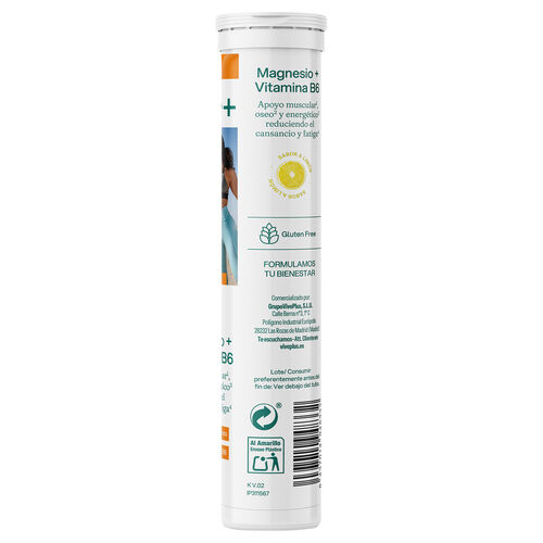 Magnesio + Vitamina B6 VIVE PLUS 20 comprimidos image number