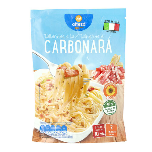 TALLARINES ALTEZA CARBONARA 163g image number