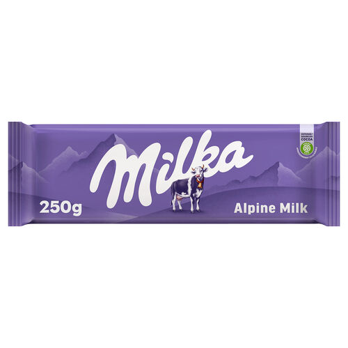 Chocolate con leche de los Alpes MILKA 250g image number
