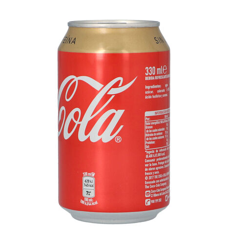 COCA COLA SIN CAFEINA LATA 33cl image number