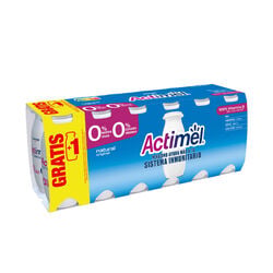 Bebida l&aacute;ctea Natural 0% ACTIMEL 12uds
