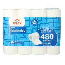 Papel higienico SELEX pack 24uds