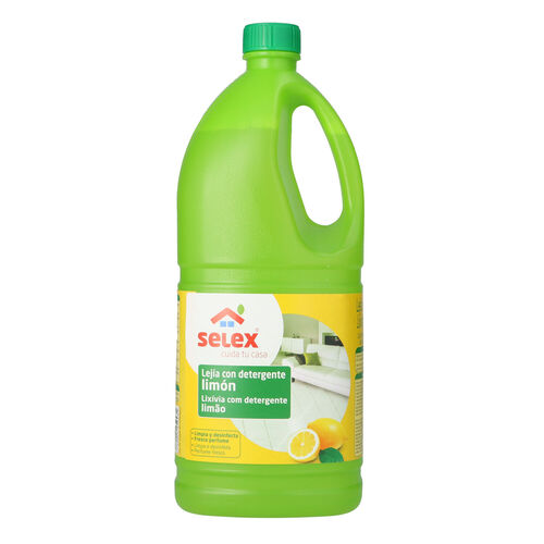 Lejia con detergente SELEX limon 2L image number
