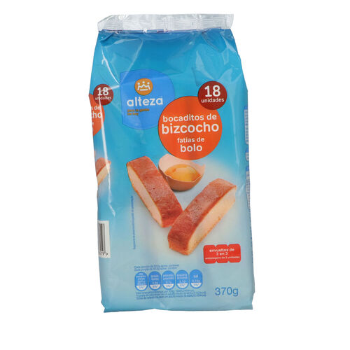 BOCADITOS BIZCOCHO ALTEZA 18uds  370g image number