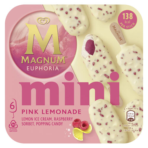 HELADO MAGNUM MINI EUPHORIA 6X55ml image number
