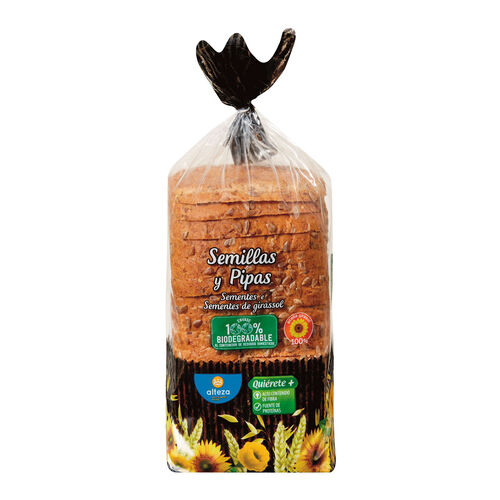 Pan molde semillas y pipas ALTEZA 675g image number