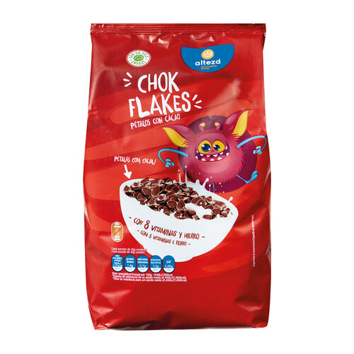 Cereales PETALOS con cacao Chok Flakes ALTEZA 500g image number