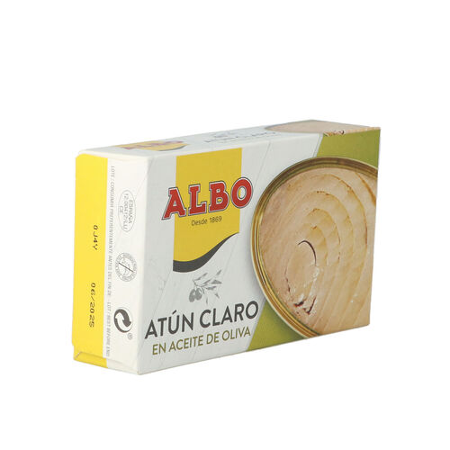 At&uacute;n claro en aceite de oliva ALBO 112g image number