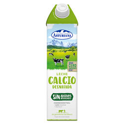 Leche calcio desnatada Central Lechera ASTURIANA 1L