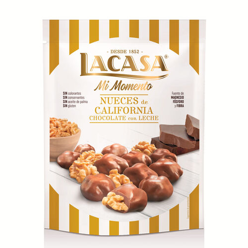 LACASA nuez con chocolate leche doypack 115g image number