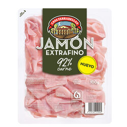 Jamon cocido Extrafino 92% carne TARRADELLAS 100g