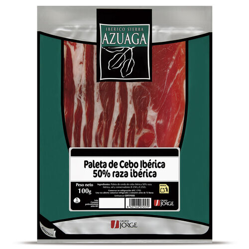 Paleta de Cebo Ib&eacute;rica 50% raza Ib&eacute;rica AZUAGA 100g image number