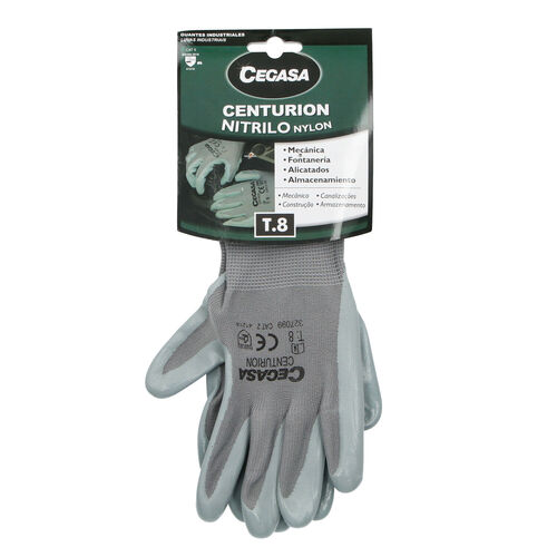 GUANTE NITRILO NYLON TALLA MEDIANA image number