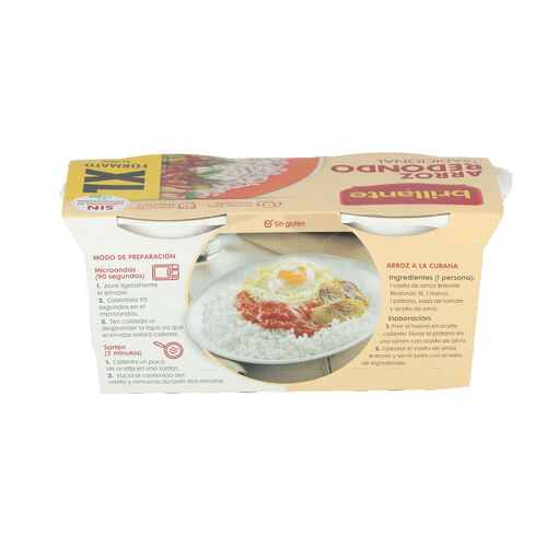 Arroz BRILLANTE redondo XL pack2x200g image number