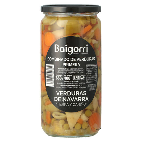 COMBINADO VERDURAS BAIGORRI FCO660g image number
