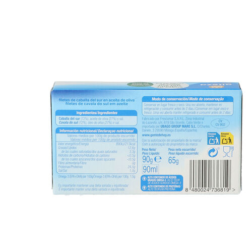 CABALLA ALTEZA ACEITE OLIVA 90g image number
