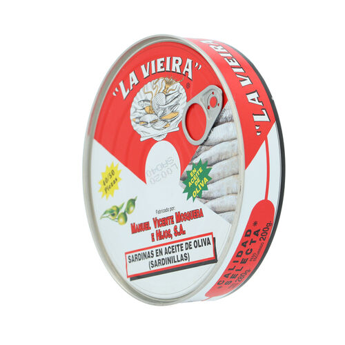 SARDINILLA VIEIRA ACEITE OLIVA 40/50 265g image number
