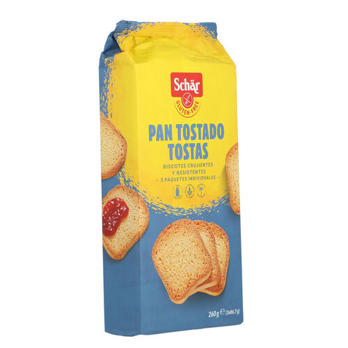 PAN TOSTADO SIN GLUTEN SCHAR 260g image number