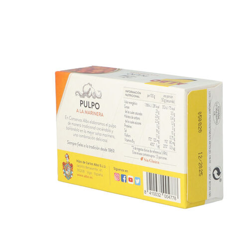 PULPO ALBO MARINERA 116g image number