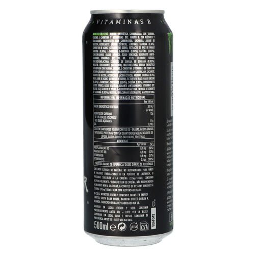 BEBIDA ENERGÉTICA MONSTER GREEN LATA 50cl image number