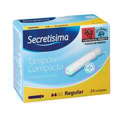 TAMPONES COMPAK SECRETISIMA REGULAR 24uds