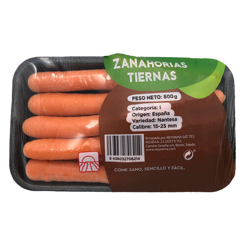 Zanahoria bandeja 500g image number
