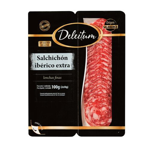 Salchichon iberico DELEITUM pack 2x50g image number