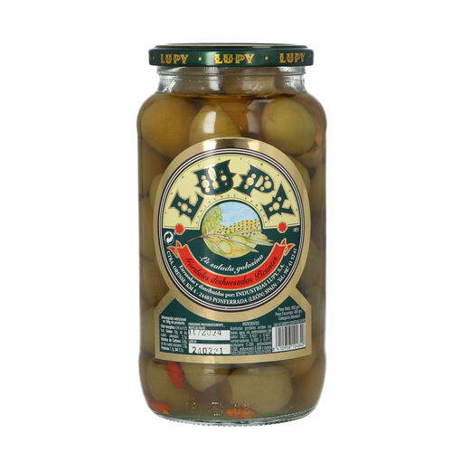 ACEITUNA GORDAL SIN HUESO PICANTE LUPY TARRO 950g image number