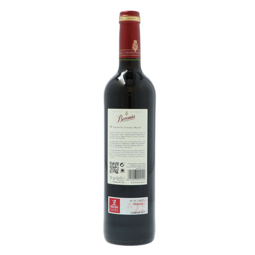 Vino tinto BERONIA Crianza DO Rioja 75cl image number