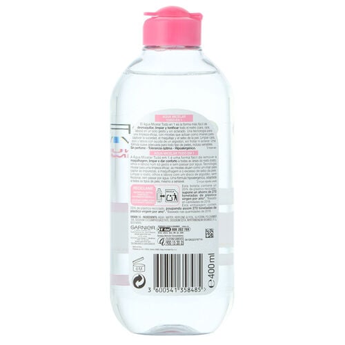 AGUA MICELAR SUAVE SENSIBLE GARNIER 400ml image number