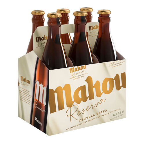 CERVEZA RESERVA MAHOU 33CL image number