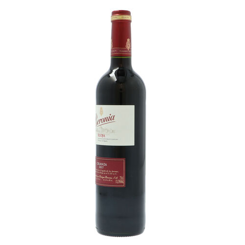 Vino tinto BERONIA Crianza DO Rioja 75cl image number