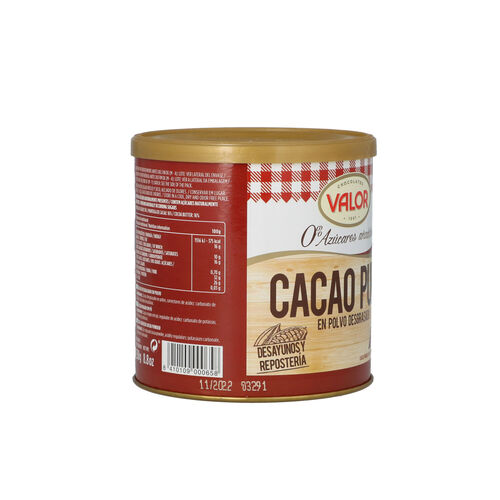 Cacao Puro sin az&uacute;car VALOR 250g image number