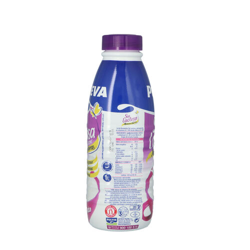 Leche sin lactosa desnatada PULEVA 1L image number