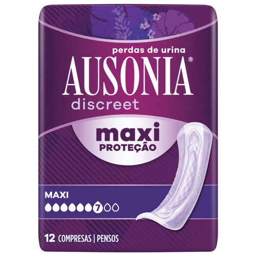 Compresa incontinecia maxi AUSONIA Discreet 12uds image number