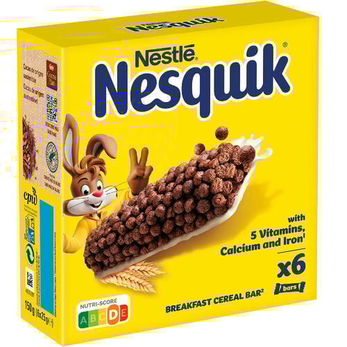 Barritas de cereales con cacao NESQUIK 6x25g image number