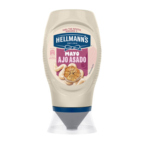 MAYONESA AJO ASADO HELLMANS 250ml image number