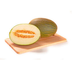 Mel&oacute;n cortado etiqueta oro kg