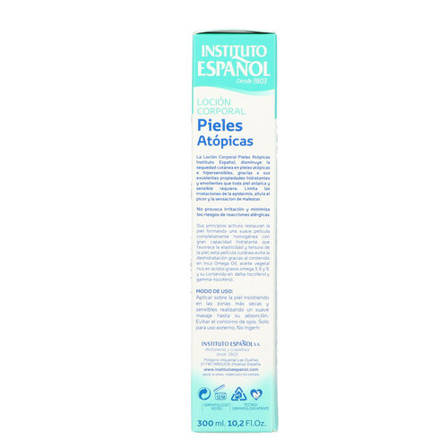 LECHE CORPORAL PIELES ATOPICAS INSTITUTO ESPAÑOL 300ml image number