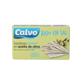 Sardinilla CALVO baja en sal oliva rr90