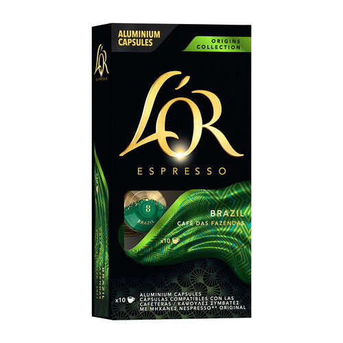 Café espresso brazil LOR 10 cápsulas image number