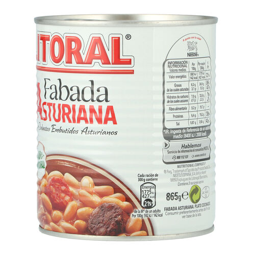 FABADA LITORAL 850g image number